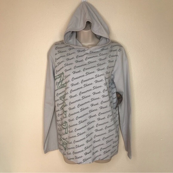NWT NWTF by She Silver Pullover Conserve Share Hunt Hoodie Women Size Medium - Picture 12 of 12